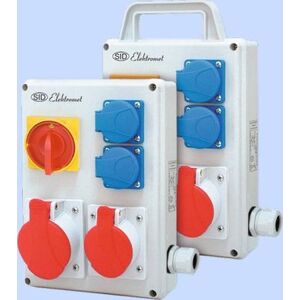 Elektromet Rozdzielnica budowlana 1x 5P/16A 1x 5P/32A 400V 2x 2P+Z/16A 250V (RSK-1 940002) 4577339 5906197482047