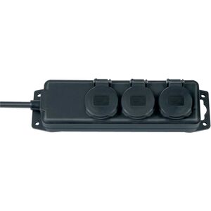 Brennenstuhl Przedłużacz warsztatowy 3x230V IP44 H07RN-F 3G1,5 2m - 1159934 4642669 4007123633517