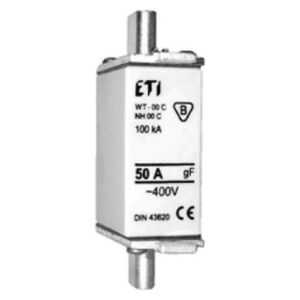 Eti-Polam Wkładka bezpiecznikowa NH00C 50A gF 400V (004119204) 4657494 5900882895464