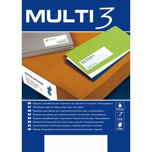 PBS Connect Etykiety uniwersalne Multi3 A4 70X42,2 (4705) 4695242 8410782047056