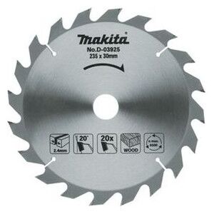 Makita Piła tarczowa 165mm 24 zęby (MD-03333) 4759707 88381173674