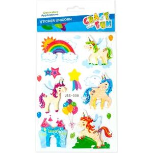 Craft with Fun Naklejki 100x190 Jednorozec 3d Pbh 20/160 4784416 5902643621213