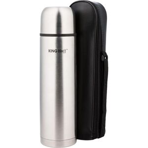 KingHoff Termos turystyczny KH-4052 0.5 l Srebrny 4907356 5908287240520