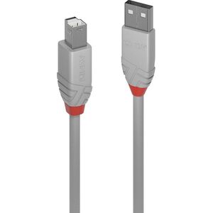 Kabel USB Lindy USB-A - USB-B 3 m Czarny (36684) 4971916 4002888366847