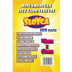Baldar Koszulki Mini American 41x63mm (100szt) SLOYCA 5035148 5903268596016