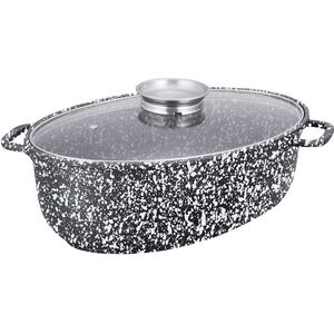 Klausberg BRYTFANNA CERAMICZNA 38cm Z POKRYWĄ KLAUSBERG KB-7366 5235028 5902666613660