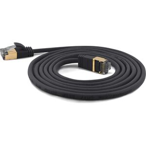Wantec Wantec wW Patch CableCat.7 RohCable extra thin (plug CAT6A) SSTP black 0,25 (7199) 5274863 4250367771990