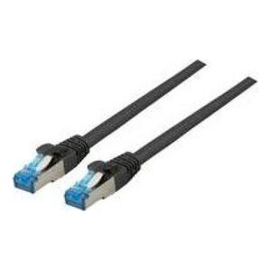 EFB Patchcord RJ45 S / FTP, kat. 6A, kat. 7 RohCable TPE superflex, 5m, czarny (K5525FSW.5) 5294859 4049759187668