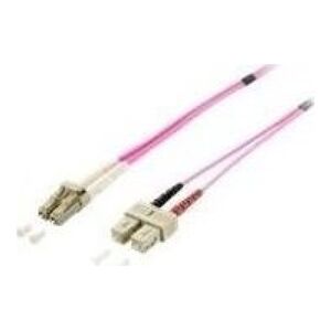 Equip Equip Pro - Patch- Cable - LC Multi- Mode (M) - SC multi- mode (M) - 10,0m - glass fiber - 50/125 Micrometer - OM4 - halogen free - violet (255536) 5303101 4015867178928