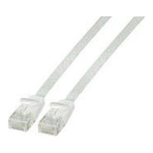 EFB Płaski kabel połączeniowy RJ45 U / UTP, kat.6A, PVC, 1,5 m, biały (K8107WS.1,5) 5320073 4049759155865