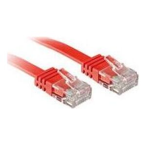 Lindy Patchcable - RJ-45 - 1,0 m - nieekranowany - CAT 6 - sprasowany- Czerwony (47511) 5320296 4002888475112