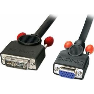 Kabel Lindy DVI-A - D-Sub (VGA) 5m czarny 5352757 4002888411585