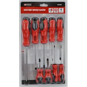 AWTools Zestaw wkrętaków S2 9szt (AW36810) 5772650 5903041034131