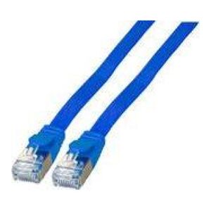 EFB Patchcord płaski U / FTP, kat. 6A, PVC, 0,25 m, biały 5779467 4049759154387