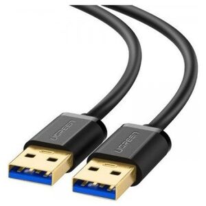 Kabel USB Ugreen USB-A - USB-A 1 m Czarny (10370) 5857606 6957303813704