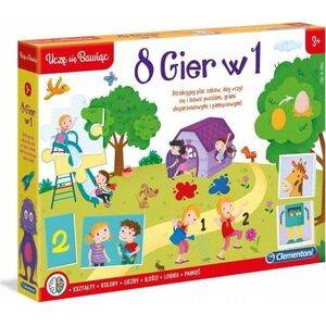 Clementoni Zestaw gier Edukacyjny zestaw 8w1 5931479 8005125500895