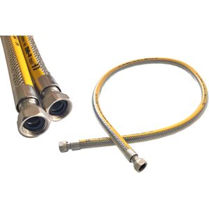 PROFITOR Przewód gazowy z dwoma nakrętkami obrotowymi G 1/2” e-GAZ Typ 111 GW/GW L = 1000 5934437 5907573471839