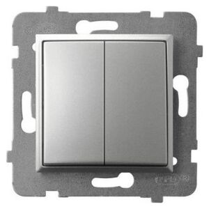 Ospel Aria Łącznik dwugrupowy świecznikowy srebro (ŁP-2U/m/18) 6011482 5907577483036