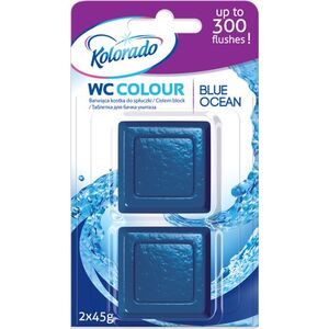 Kolorado Kostka barwiąca do spłuczki kolorado Niebieski Ocean 2x45g uniwersalny 6015308 5902506005396