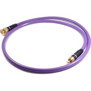 Kabel Melodika RCA (Cinch) - BNC 7m fioletowy 6094310 5907609005076