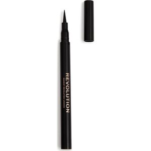 Makeup Revolution The Liner Revolution, Eyeliner w pisaku BLACK, 1ml 6108062 5057566053099