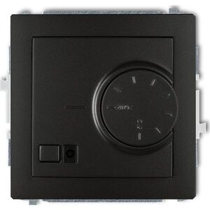 Karlik DECO Regulator temperatury elektroniczny z czujnikiem powietrznym czarny mat 12DRT-2 6213161 5901832001898