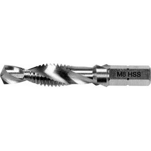 Yato `Wiertło-gwintownik M2 HSS, M8 HEX 1/4", dł. 51 mm 6225678 5906083049507