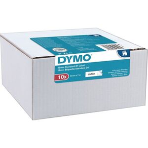 Dymo 1x10 Dymo D1 Label 12mmx7m black to white 6291814 3026980930971