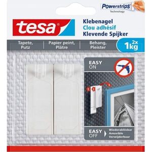 Tesa Haczyki samoprzylepne 2 szt. 6294778 4042448340474