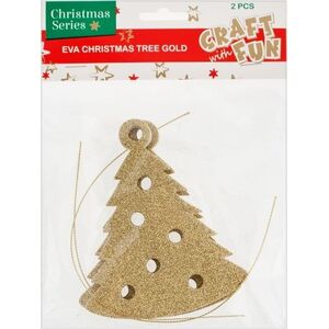 Craft with Fun Ozdoba choinka złota 6302548 5903246400441