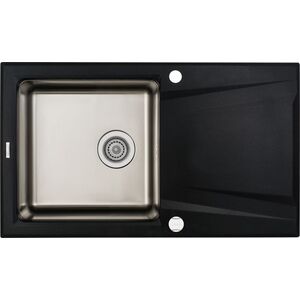 Zlewozmywak Deante . PRIME GRAFIT MATELIK GRANITO-STAL 860x500x220 3,5" + OSPRZĘT SPACE SAVERS 6336467 5908212058022