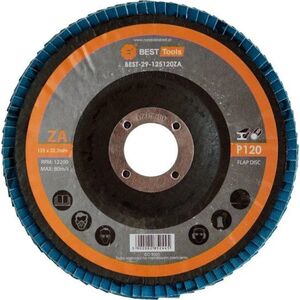 Best-Tools ŚCIERNICA TALERZOWA LISTKOWA 125x22,2 gr. 120 ZA BEST TOOLS - BEST-29-125120ZA 6411380 5902082852445