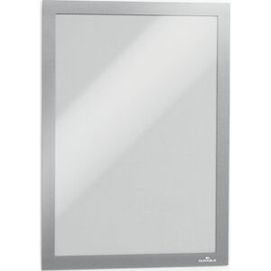 Durable A4 SAMOPRZYLEPNE RAMKI MAGNETYCZNE SREBRNE 10 SZT. 6415752 4005546405858