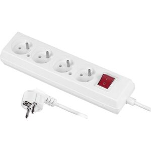 Listwa zasilająca AWTools 4 gniazda 5 m biała (AW24642) 6416269 5903041037231