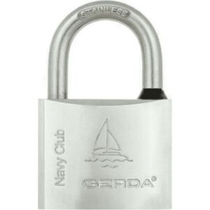 Gerda kłódka nierdzewna chrom 40mm NAVY CLUB (KCNP40) 6416687 5902203302828