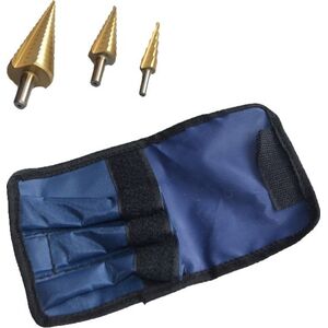 Wiertło JOBIextra stopniowe walcowe 4 6 10 12 14 16 8 18 20 30 32 22 24 28 26mm 3szt. (X1033) 6419588 5900774510338