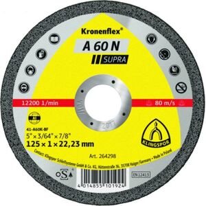 Klingspor tarcza do cięcia aluminium 125mm x 1,0mm A60N Supra (264298) 6420781 4014855101924