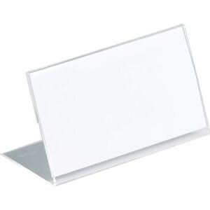 Durable DURABLE Tischnamensschild Acryl 52x100mm transp 10er Pck 6450263 4005546805511