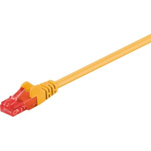Goobay Kabel krosowy patchcord U/UTP kat.6 CCA żółty 20m 68403 6460146 4040849684036