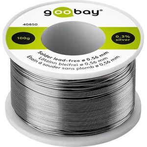 Goobay cyna lutownicza bezołowiowa 0,56mm 100g (40850) 6460953 4040849408502