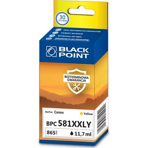 Tusz Black Point Tusz BPC581XXLY CLI-581YXXL Yellow 6461828 5907625628051