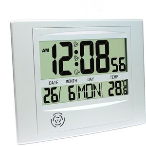 Stacja pogodowa Platinet zegar alarm biała (44377) 6466619 5907595443777