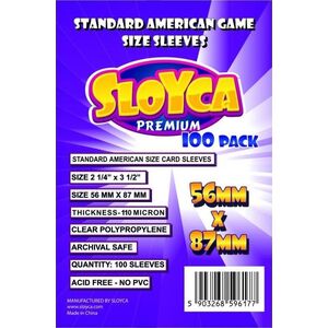 Sloyca Koszulki Standard American Premium 56x87mm(100szt) 6488973 5903268596177