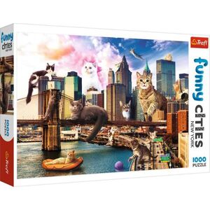 Trefl Puzzle 1000 elementów - Koty w Nowym Jorku 6503987 5900511105957