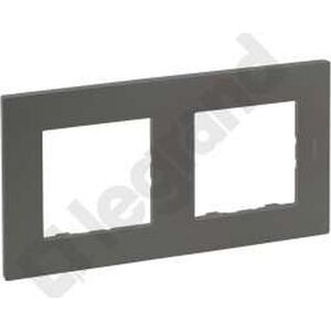Legrand Niloe Step - ramka podwójna 2x- kolor stalowy 863492 6505620 3414971841093