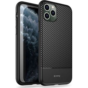 Crong Crong Prestige Carbon Cover Etui do iPhone 11 Pro (czarny) 6542323 5907731982597