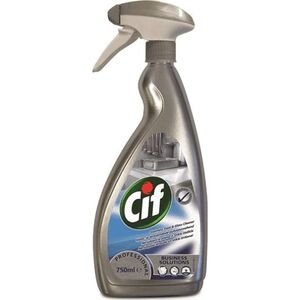 Staples CIF Płyn do czyszczenia PROFESSIONAL STAINLESS STEEL&GLASS CLEANER 750 ml 6604904 7615400116713