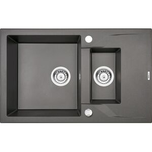 Zlewozmywak Deante ZLEW.ANDANTE ANTRACYT MET. GRANIT 1,5K Z/O 780X490X194+SPACE SAVER 6612673 5908212088760