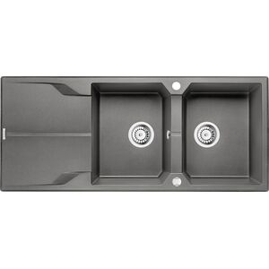 Zlewozmywak Deante ZLEW.ANDANTE ANTRACYT MET. GRANIT 2K Z/O 1160x500x224,3,5"+SPACE SAVER 6612690 5908212088753