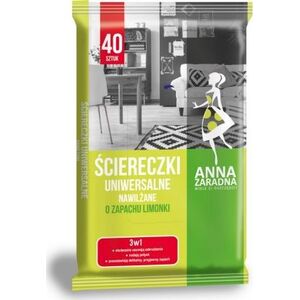 Staples ściereczki nawilżane uniwersalne anna zaradna 40/p (PP0284) 6621226 5903936030156